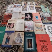 Lotto di 40 libri cattolici antichi e recenti