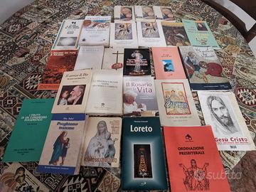 Lotto di 40 libri cattolici antichi e recenti