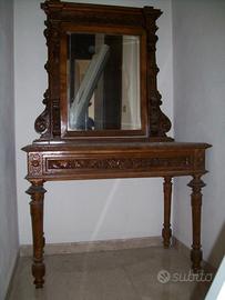 Mobile specchiera antico francese