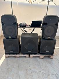 Impianto Audio per Dj della Vonyx Completo