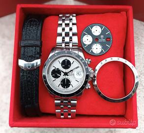Orologio Tudor Prince Date Chrono 79260 + raro set