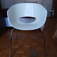 Sedia Designer Orbit Large bianca