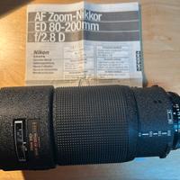 Zoom Nikon 80-200 f. 2.8 AF ED