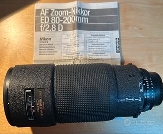 Zoom Nikon 80-200 f. 2.8 AF ED