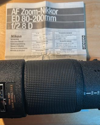 Zoom Nikon 80-200 f. 2.8 AF ED