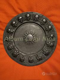 Piatto in bronzo il sacrificio e la gloria guerra