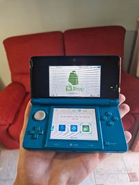 Nintendo 3DS metallic blue completa