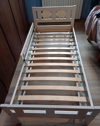 lettino ikea kitter + materasso sfoderabile