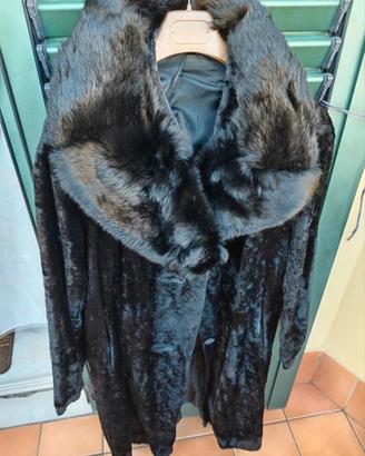 cappottino nero collo