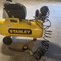 Compressore aria elettrico carrellato Stanley 50Lt