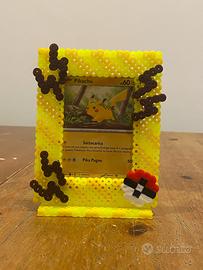 Porta carte pokemon pyssla quadretto