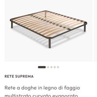 Struttura letto matrimoniale