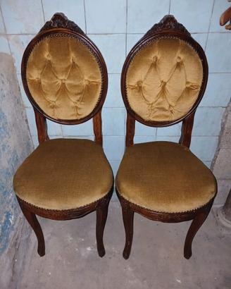 SEDIE LUIGI FILIPPO PRIMI 900 ANTIQUARIATO VINTAGE