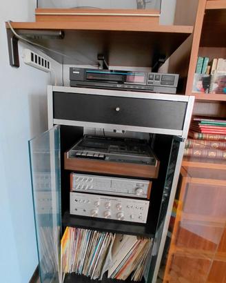 Impianto stereo vintage anni '70