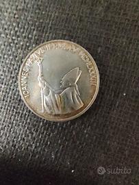 moneta Vaticano argento 
