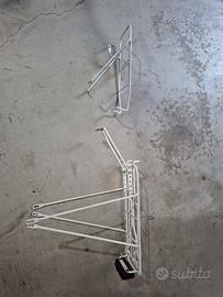 portapacchi anteriore e posteriore bicicletta