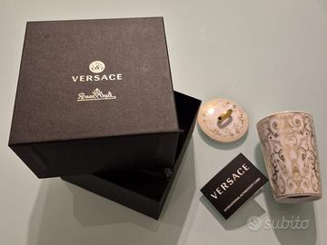 Vaso candela Versace Rosenthal con coperchio