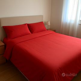 Lenzuola matrimoniali rosse