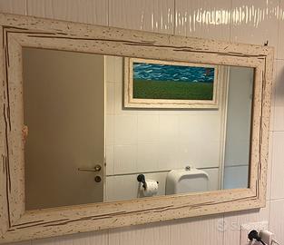 Specchio legno shabby chic