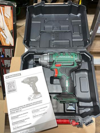 Avvitatore impulsi parkside a batteria nuovo: giardino e fai da te in