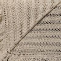 Copriletto nuovo in pizzo colore écru