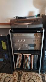 Stereo Hi-Fi Philips Vintage completo- anni 80
