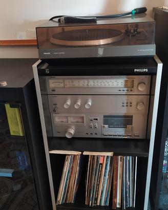 Stereo Hi-Fi Philips Vintage completo- anni 80