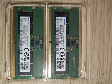 SAMSUNG KIT RAM DDR5 SODIMM 16GB (2x8GB) 5600MT