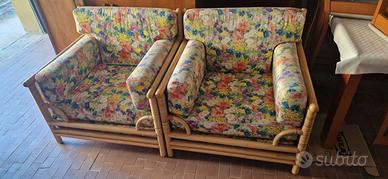 poltroncine in bambù