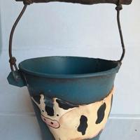 Secchiello con mucca.