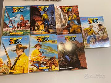 7 fumetti Tex Color