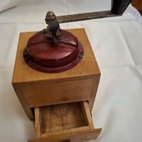 Macina caffè antico legno