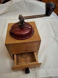 Macina caffè antico legno