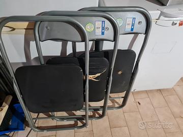 sedie pieghevoli 6 px
