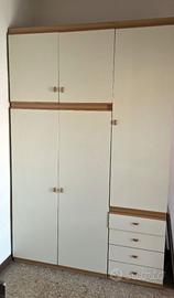 Mobile armadio, mobile credenza più tavolo