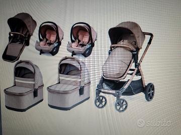 trio gemellare peg perego monamour