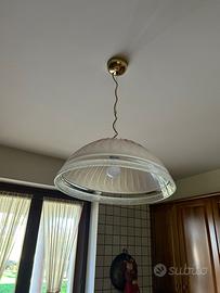 LAMPADARIO LEUCOS VINTAGE IN VETRO DI MURANO