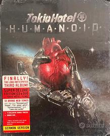 tokio hotel humanoid deluxe edition cd+dvd+FLAG 