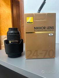 Nikon AF-S 24-70mm f/2.8G ED – Completo di scatola