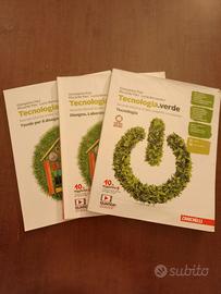 TECNOLOGIA.VERDE tre volumi con Tavole per disegno