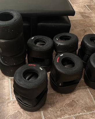 Pneumatici per go-kart MG Rosso