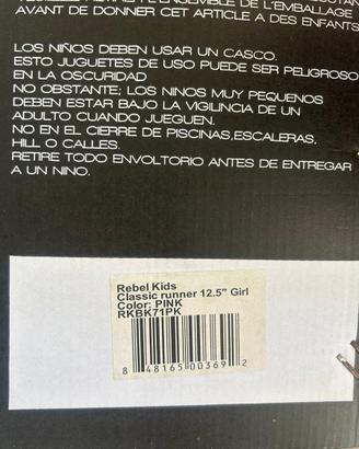 Bicicletta bimba senza pedali REBEL