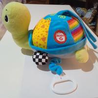 Peluche tartaruga con sonaglio Vitamina G bambino 