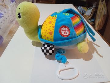 Peluche tartaruga con sonaglio Vitamina G bambino 