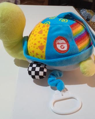 Peluche tartaruga con sonaglio Vitamina G bambino 