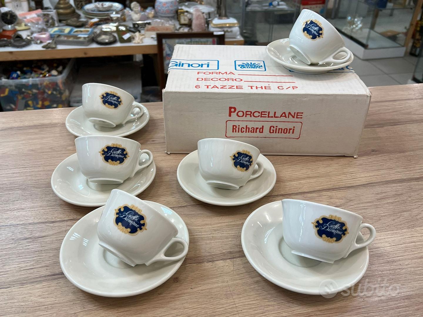 Set 6 tazze cappuccino porcellana Richard Ginori - Arredamento e Casalinghi  In vendita a Padova