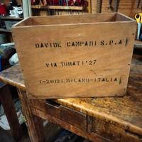 Cassetta in legno Davide Campari