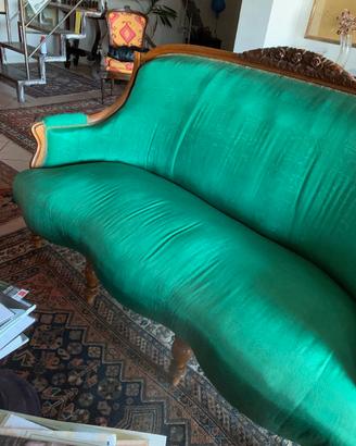 DIVANO VERDE BIEDERMEIER