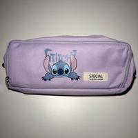 Astuccio viola Stitch - multifunzionale con  zip