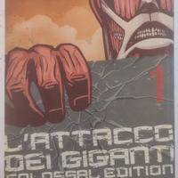 Libro L'attacco dei giganti Colossal Edition 